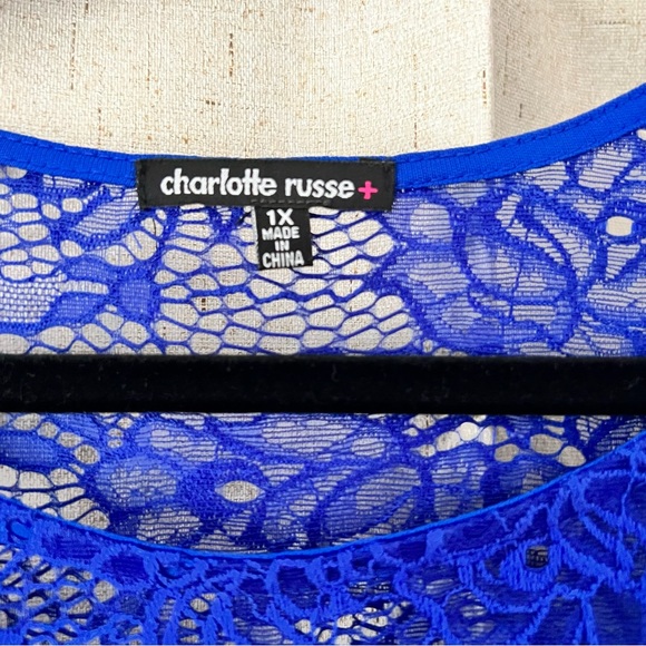 Royal Blue Lace Dress - Picture 6 of 6